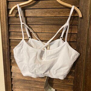 Bamboo Seamless Bandeau OS - White